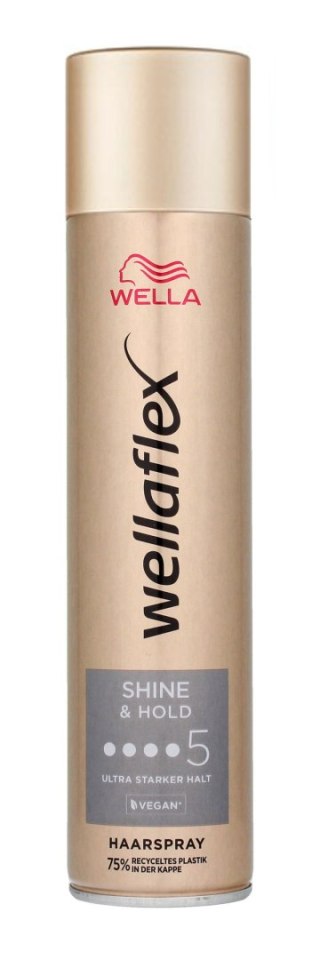 Wellaflex lakier do włosów Shine & Hold Nr 5 250 ml