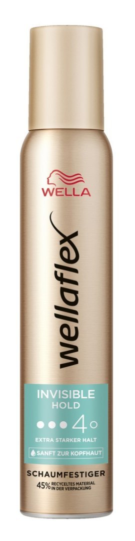 Wellaflex pianka do włosów Invisible Hold 4 200 ml