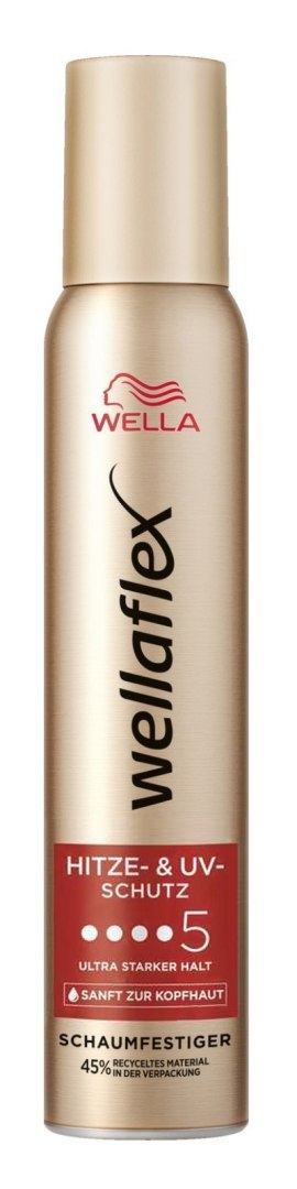 Wellaflex pianka do włosów ochrona przed ciepłem i UV 200 ml
