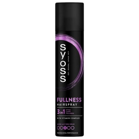 Syoss Fullness lakier do włosów utrwalenie i miękkość 300 ml