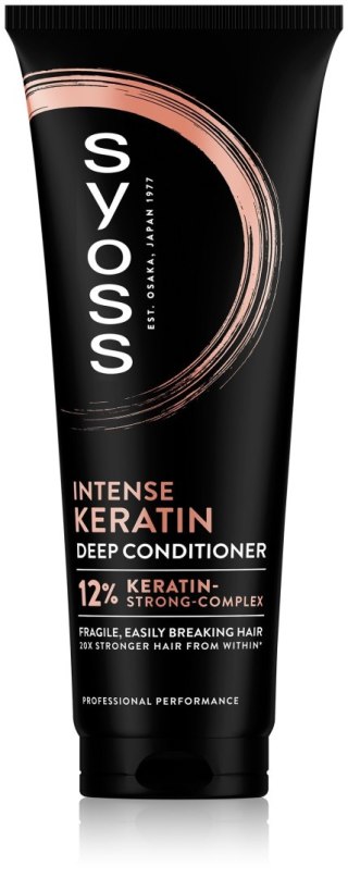 Syoss Keratin odżywka wzmacniająca do włosów łamliwych 250 ml