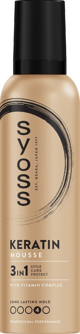 Syoss Keratin pianka do włosów supermocna 250 ml