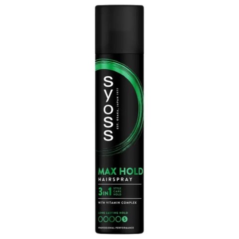 Syoss Max Hold lakier do włosów megamocny 300 ml