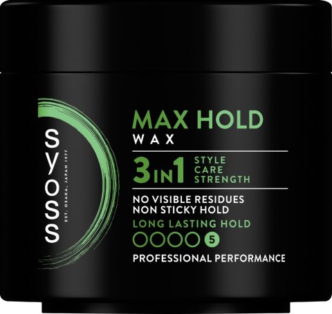 Syoss Max Hold wosk stylizujący do włosów 150 ml