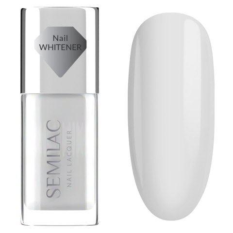 Semilac Nail Lacquer klasyczny lakier do paznokci 100 Nail Whitener 9 ml