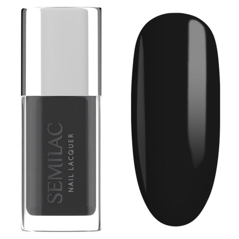 Semilac Nail Lacquer klasyczny lakier do paznokci 109 Classic Black 9 ml