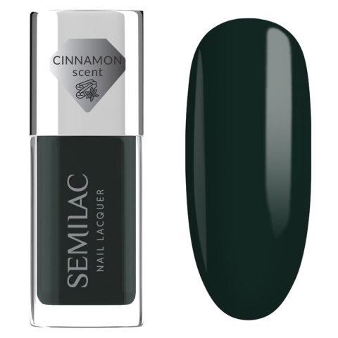 Semilac Nail Lacquer klasyczny lakier do paznokci 114 Bottle Green 9 ml