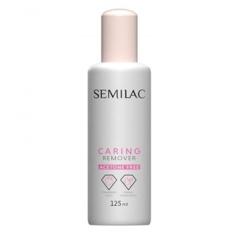 Semilac pielęgnujący zmywacz bezacetonowy do paznokci 125 ml