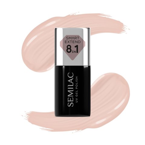 Semilac Smart Extend lakier hybrydowy Pale Nude nr. 816 7 ml
