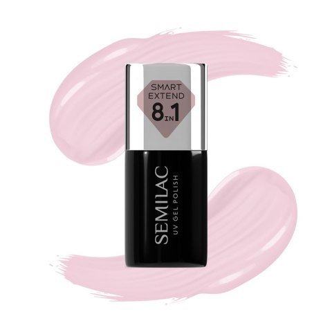 Semilac Smart Extend lakier hybrydowy Tender Pink nr. 809 7 ml