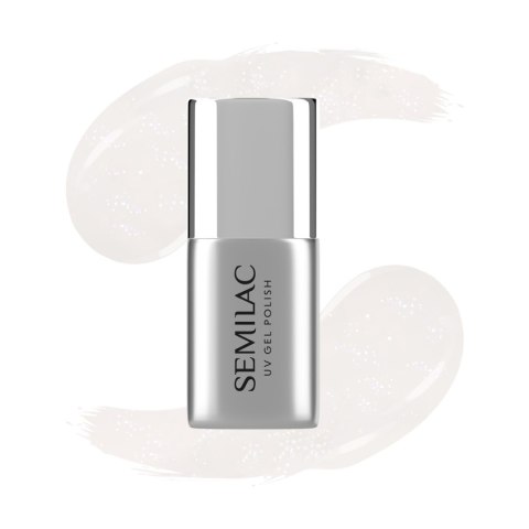 Semilac top No Wipe top do lakierów hybrydowych Milky Dust 7 ml