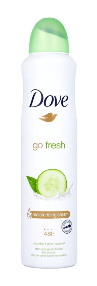 Dove Go Fresh Cucumber & Green Tea Antyperspirant Damski w Sprayu 250 ml