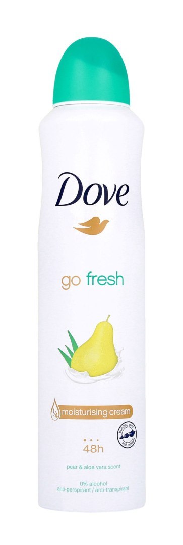 Dove Go Fresh Pear & Aloe Vera Antyperspirant Damski w Sprayu 250 ml