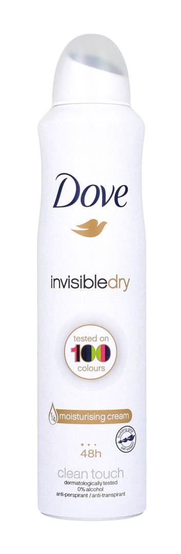 Dove Invisible Dry Antyperspirant Damski w Sprayu 250 ml
