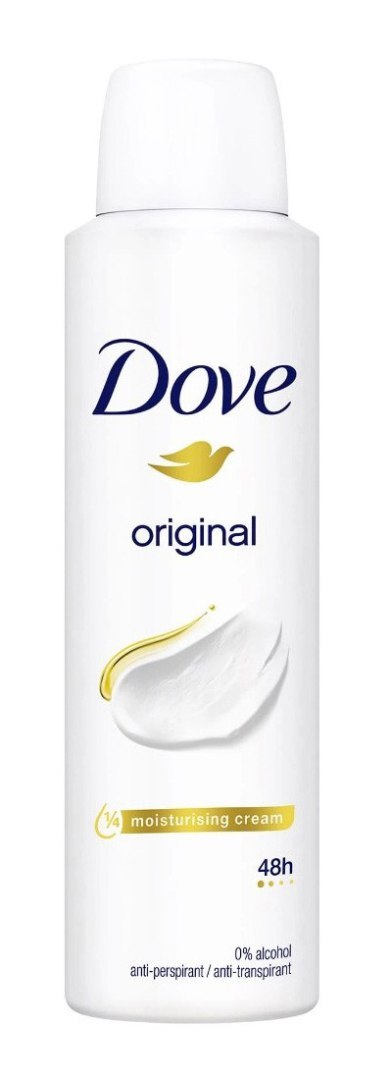 Dove Original Antyperspirant Damski w Sprayu 150 ml