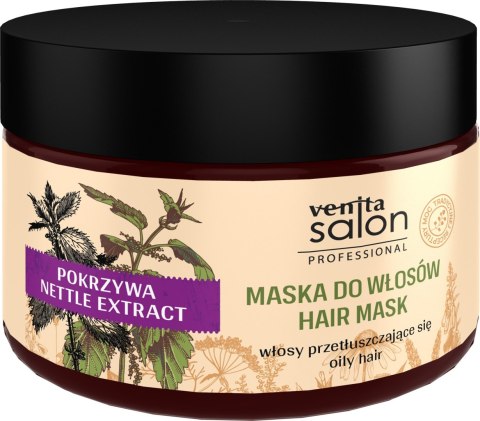 Venita Salon maska z pokrzywą do włosów przetłuszczających się 500 ml