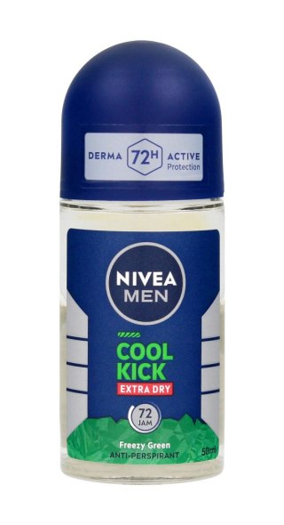 Nivea Antyperspirant w Kulce Cool Kick Roll-on Kulka dla Mężczyzn 50 ml