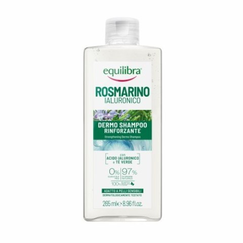 Equilibra Rozmarino szampon wzmacniający Rozmaryn i Kwas hialuronowy 265 ml