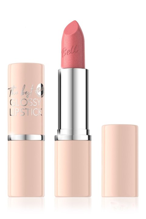 Bell the Best Glossy Lipstick Pomadka do Ust Połyskująca 01 Rosy 3.7 g