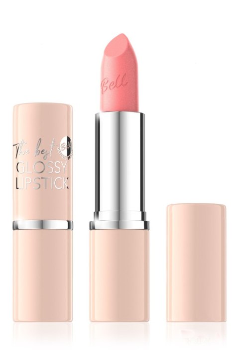 Bell the Best Glossy Lipstick Pomadka do Ust Połyskująca 02 Peachy 3.7 g