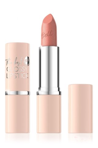 Bell the Best Glossy Lipstick Pomadka do Ust Połyskująca 04 Mocha 3.7 g