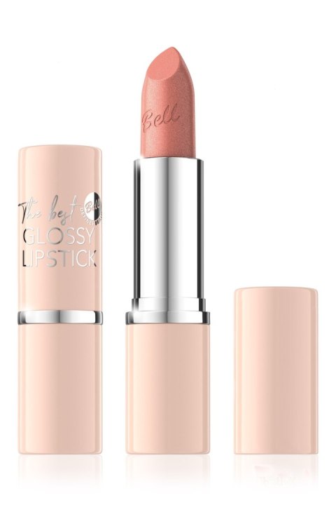 Bell the Best Glossy Lipstick Pomadka do Ust Połyskująca 04 Mocha 3.7 g