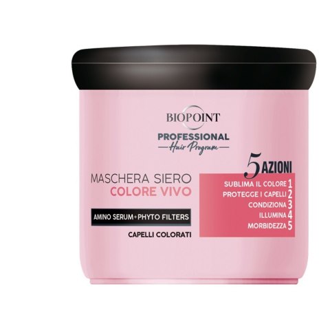 Biopoint Professional Hair Program maska wzmacniająca kolor do włosów farbowanych 400 ml