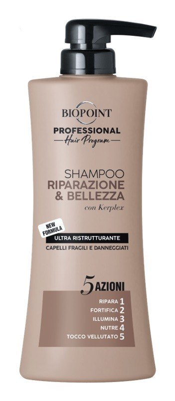 Biopoint Professional Hair Program szampon naprawczy do włosów suchych i matowych 400 ml