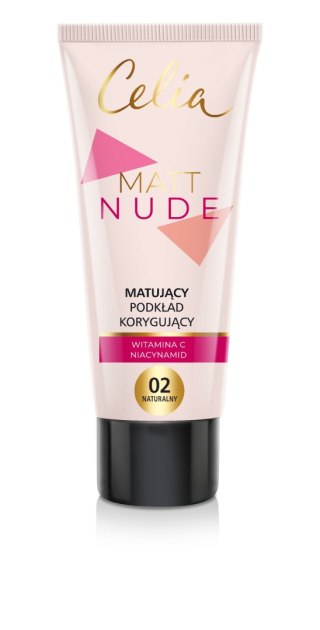 Celia Matujący Podkład Korygujący do Twarzy Matt Nude 02 30 ml