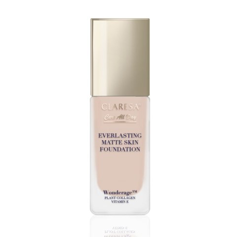 Claresa Podkład Matująco-Wygładzający Care All Day Everlasting Matte Skin Foundation 04 Natural 32 ml
