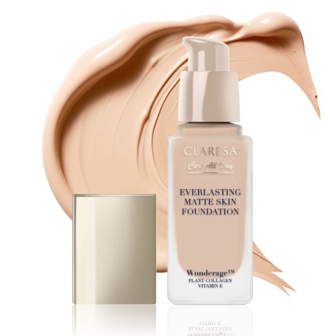 Claresa Podkład Matująco-Wygładzający Care All Day Everlasting Matte Skin Foundation 05 Sand 32 ml
