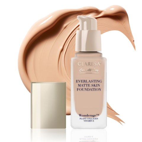 Claresa Podkład Matująco-Wygładzający Care All Day Everlasting Matte Skin Foundation 06 Natural Tan 32 ml