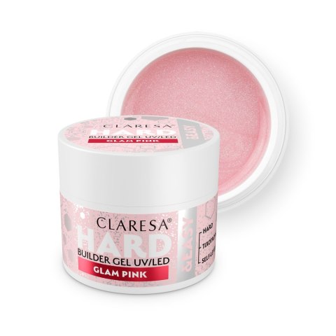 Claresa Hard&Easy żel budujący Glam Pink 12 g