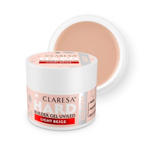 Claresa Hard&Easy żel budujący Light Beige 45 g