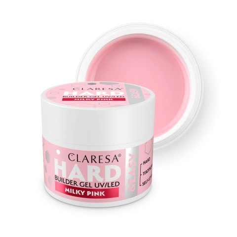 Claresa Hard&Easy żel budujący Milky Pink 12 g