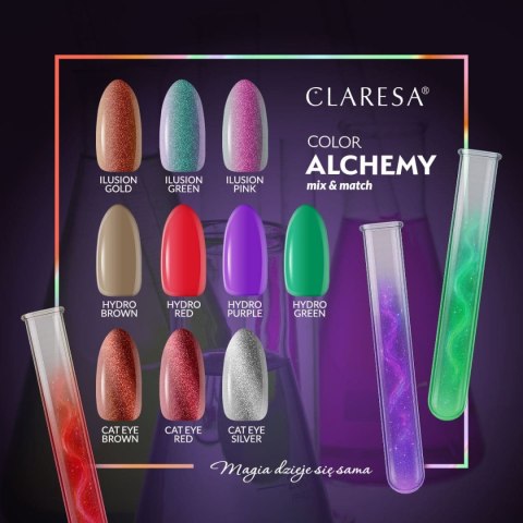 Claresa lakier hybrydowy Alchemy Hydro Brown 5 g
