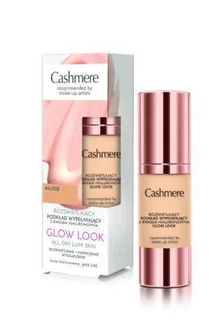 Dax Cashmere Rozświetlający Podkład Wypełniający z Kwasem Hialuronowym Nude 30 ml