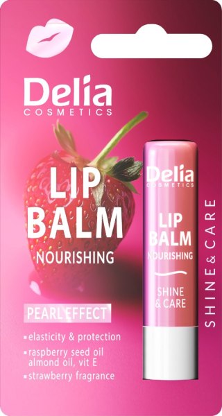 Delia Lip Balm SPF 30 Pomadka do Ust Ochronna Truskawka 4.8 g