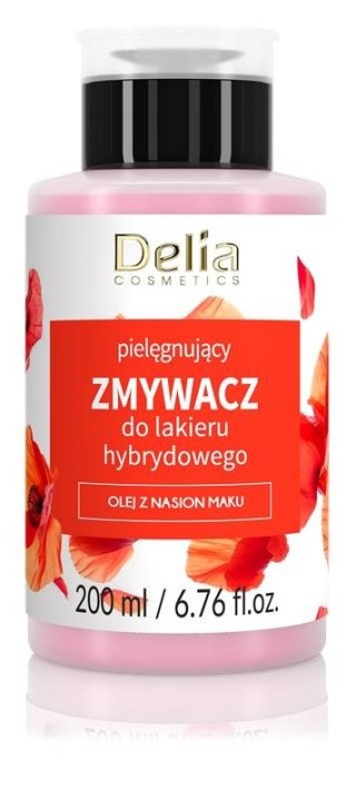 Delia pielęgnujący zmywacz do lakieru hybrydowego 200 ml