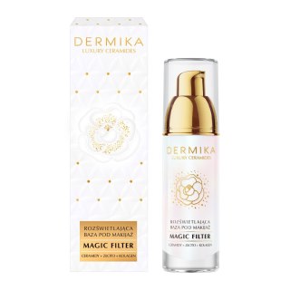 Dermika Baza Rozświetlająca pod Makijaż Luxury Ceramides Magic Filter 30 ml