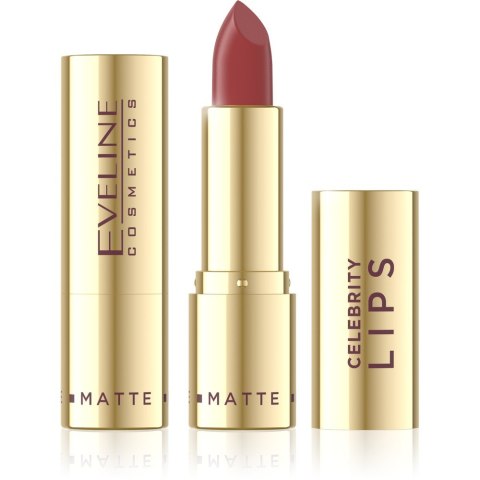 Eveline Celebrity Lips Kremowa Pomadka o Matowym Wykończeniu nr 501