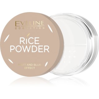 Eveline Rice Powder Transparentny Puder Sypki Ryżowy Matt and Blur 10 g