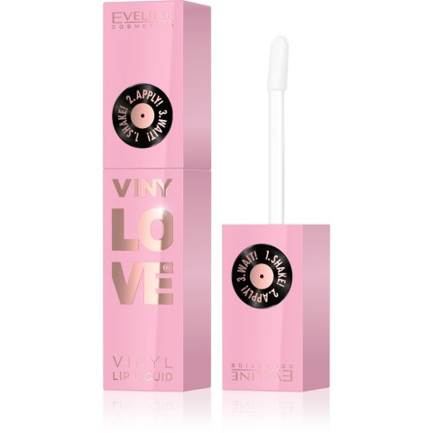 Eveline Vinylove Długotrwała Pomadka Płynna z Efektem Winylowym 01 Pinky 4 ml