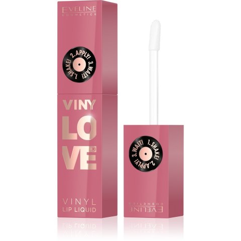 Eveline Vinylove Długotrwała Pomadka Płynna z Efektem Winylowym 05 Rosy 4 ml