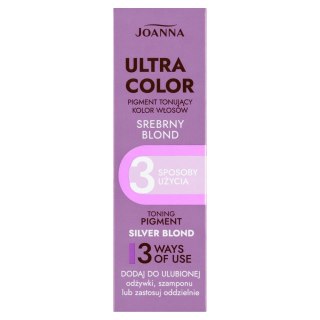 Joanna Ultra Color pigment tonujący kolor włosów - srebrny blond 100 ml