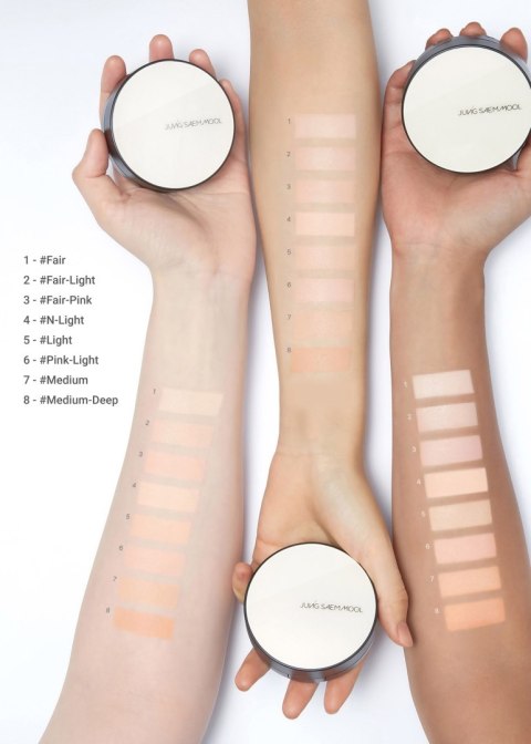 Jung Saem Mool Essential Skin Nuder Cushion Podkład do Twarzy Pink Light 14 g