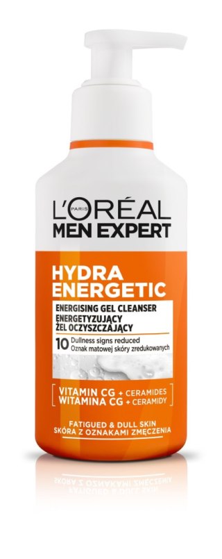 L'Oréal Paris Men Expert Hydra Energetic Energetyzujący żel oczyszczający do twarzy 260 ml