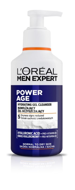 L'Oréal Paris Men Expert Power Age nawilżający żel oczyszczający do twarzy 260 ml