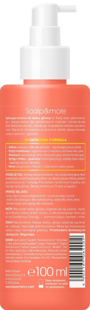 Miya Scalp&more Anti hair loss stymulująca wcierka 100 ml