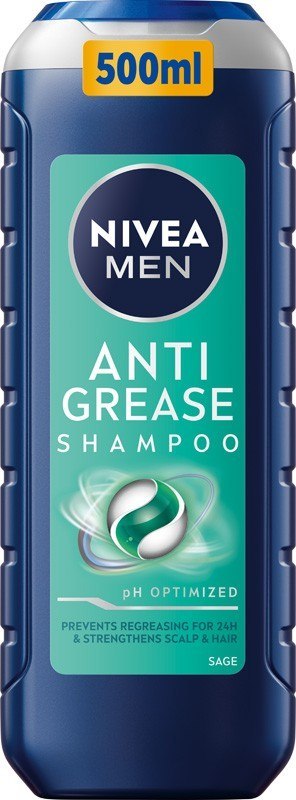 Nivea MEN Anti Grease szampon do włosów przetłuszczających się 500 ml